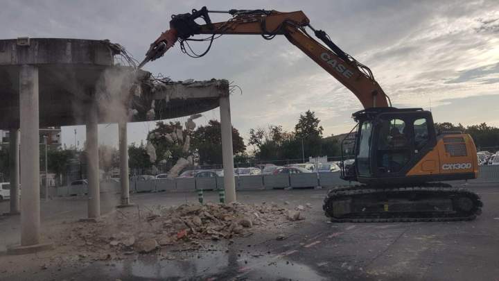Chantier de démolition à Rosny sous Bois