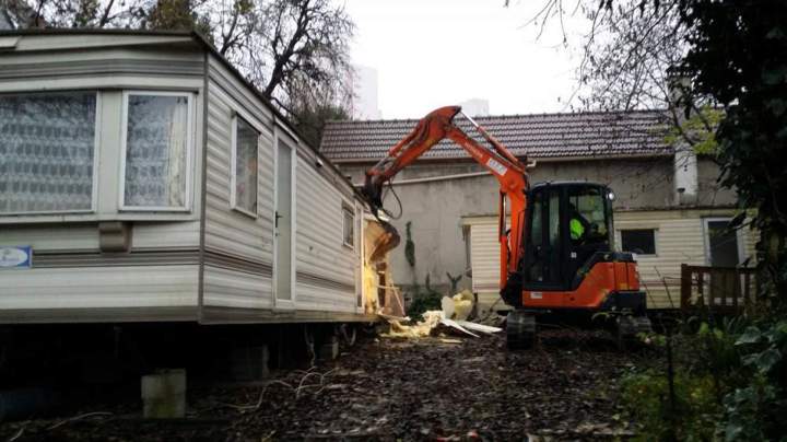 Travaux de démolitions à Rosny sous Bois